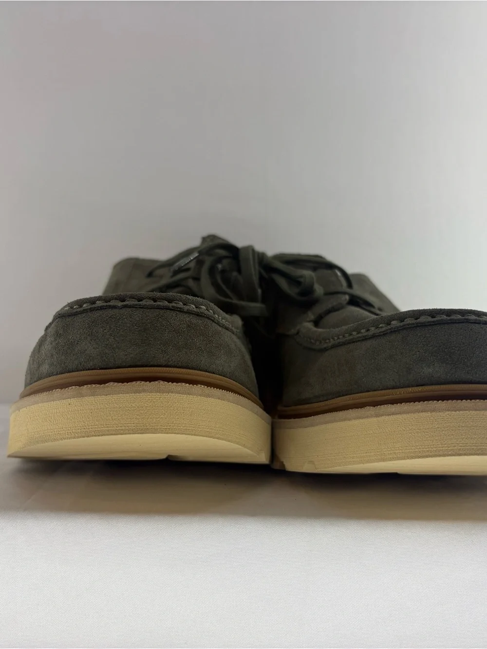 Sorel Slabtown 62 Stotic Olive Suede Lace-Up Casual Boots size 12 NEW